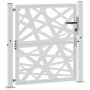 Puerta de jardín de acero desgastado diseño ligero 105x105 cm de , Puertas de jardín - Ref: Foro24-4100954, Precio: 176,45 €,...