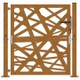 Puerta de jardín de acero desgastado diseño ligero 105x105 cm de , Puertas de jardín - Ref: Foro24-4100954, Precio: 176,45 €,...