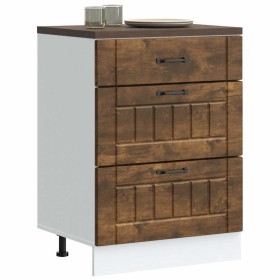 Mueble bajo de cocina Lucca roble ahumado de , Armarios de cocina - Ref: Foro24-854274, Precio: 110,86 €, Descuento: %