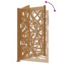 Puerta de jardín de acero desgastado diseño ligero 105x155 cm de , Puertas de jardín - Ref: Foro24-4100956, Precio: 215,54 €,...