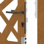 Puerta de jardín de acero desgastado diseño ligero 105x155 cm de , Puertas de jardín - Ref: Foro24-4100956, Precio: 215,54 €,...
