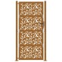 Puerta de jardín diseño de hojas de acero desgastado 105x205 cm de , Puertas de jardín - Ref: Foro24-4100968, Precio: 277,32 ...