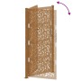 Puerta de jardín diseño de hojas de acero desgastado 105x205 cm de , Puertas de jardín - Ref: Foro24-4100968, Precio: 277,32 ...
