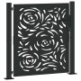 Puerta de jardín diseño llama acero negro 105x106 cm de , Puertas de jardín - Ref: Foro24-4100989, Precio: 183,34 €, Descuent...