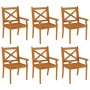 Juego de comedor de jardín 7 piezas madera maciza de acacia de vidaXL, Conjuntos de jardín - Ref: Foro24-3058005, Precio: 706...
