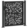 Puerta de jardín diseño llama acero negro 105x106 cm de , Puertas de jardín - Ref: Foro24-4100989, Precio: 183,34 €, Descuent...