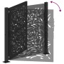 Puerta de jardín diseño llama acero negro 105x106 cm de , Puertas de jardín - Ref: Foro24-4100989, Precio: 183,34 €, Descuent...