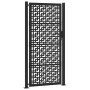 Puerta de jardín diseño en cruz de acero negra 105x205 cm de , Puertas de jardín - Ref: Foro24-4101003, Precio: 281,00 €, Des...