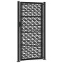 Puerta de jardín diseño en cruz de acero negra 105x205 cm de , Puertas de jardín - Ref: Foro24-4101003, Precio: 281,00 €, Des...