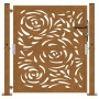 Puerta de jardín diseño llama acero desgastado 105x105 cm de , Puertas de jardín - Ref: Foro24-4100994, Precio: 169,56 €, Des...