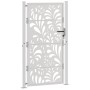 Puerta de jardín de acero desgastado diseño ondulado 105x180 cm de , Puertas de jardín - Ref: Foro24-4100977, Precio: 232,43 ...