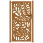 Puerta de jardín de acero desgastado diseño ondulado 105x180 cm de , Puertas de jardín - Ref: Foro24-4100977, Precio: 232,43 ...