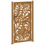Puerta de jardín de acero desgastado diseño ondulado 105x180 cm de , Puertas de jardín - Ref: Foro24-4100977, Precio: 232,43 ...