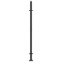 Puerta de jardín diseño en cruz de acero negra 105x155 cm de , Puertas de jardín - Ref: Foro24-4101001, Precio: 224,04 €, Des...