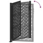 Puerta de jardín diseño en cruz de acero negra 105x155 cm de , Puertas de jardín - Ref: Foro24-4101001, Precio: 224,04 €, Des...