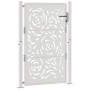 Puerta de jardín diseño llama acero desgastado 105x155 cm de , Puertas de jardín - Ref: Foro24-4100996, Precio: 217,97 €, Des...