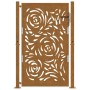 Puerta de jardín diseño llama acero desgastado 105x155 cm de , Puertas de jardín - Ref: Foro24-4100996, Precio: 217,97 €, Des...