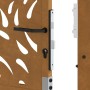 Puerta de jardín diseño llama acero desgastado 105x155 cm de , Puertas de jardín - Ref: Foro24-4100996, Precio: 217,97 €, Des...