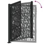 Puerta de jardín de diseño con carril de acero negro 105x130 cm de , Puertas de jardín - Ref: Foro24-4100980, Precio: 200,03 ...