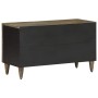 Mueble de TV madera maciza de mango gris claro 80x31,5x46 cm de , Almacenamiento para CD y DVD - Ref: Foro24-4017807, Precio:...