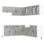 Mueble cocina Kalmar gris hormigón 11 pzas madera contrachapada de , Armarios de cocina - Ref: Foro24-3314915, Precio: 717,86...