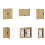 Mueble cocina Porto roble sonoma 11 pzas madera contrachapada de , Armarios de cocina - Ref: Foro24-3314934, Precio: 728,65 €...