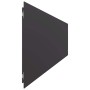 Bordes para césped 10 uds acero laminado frío negro 20x103 cm de , Ribetes y bordes para jardín - Ref: Foro24-860154, Precio:...