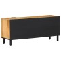 Mueble de TV marrón 105x33x46 cm madera maciza mango de , Almacenamiento para CD y DVD - Ref: Foro24-4017720, Precio: 113,21 ...