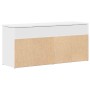 Banco zapatero madera de ingeniería blanco 102x30,5x45 cm de , Zapateros y organizadores de calzado - Ref: Foro24-859136, Pre...
