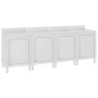 Mesa de trabajo comercial mueble acero inoxidable 240x60x96 cm de vidaXL, Restauración - Ref: Foro24-3058269, Precio: 935,55 ...