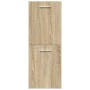 Juego de muebles de baño 4 pzas contrachapada roble Sonoma de , Muebles de baño - Ref: Foro24-3325028, Precio: 351,07 €, Desc...