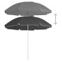 Sombrilla de jardín con poste de acero antracita 180 cm de vidaXL, Sombrillas - Ref: Foro24-315542, Precio: 23,70 €, Descuent...