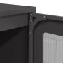 Aparador de acero laminado en frío negro 100,5x39x107 cm de , Aparadores - Ref: Foro24-853404, Precio: 129,29 €, Descuento: %