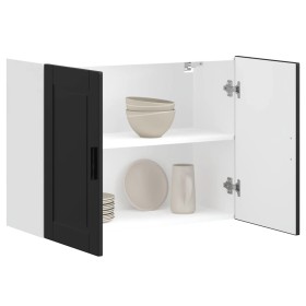 Mueble de pared de cocina Porto madera contrachapada negra de , Armarios de cocina - Ref: Foro24-854068, Precio: 84,45 €, Des...