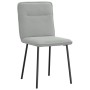 Sillas de comedor 2 unidades terciopelo gris claro de , Sillas de comedor - Ref: Foro24-4101209, Precio: 87,75 €, Descuento: %