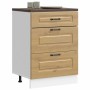 Mueble bajo de cocina Kalmar roble artesanal madera ingeniería de , Armarios de cocina - Ref: Foro24-854288, Precio: 111,24 €...