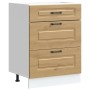 Mueble bajo de cocina Kalmar roble artesanal madera ingeniería de , Armarios de cocina - Ref: Foro24-854288, Precio: 111,24 €...