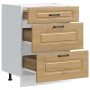 Mueble bajo de cocina Kalmar roble artesanal madera ingeniería de , Armarios de cocina - Ref: Foro24-854288, Precio: 111,24 €...
