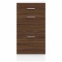 Armario bajo de roble marrón 40x46x81,5 cm madera de ingeniería de , Armarios de cocina - Ref: Foro24-854217, Precio: 93,78 €...