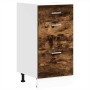 Armario bajo roble ahumado 40x46x81,5 cm madera de ingeniería de , Armarios de cocina - Ref: Foro24-854215, Precio: 87,13 €, ...