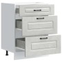 Mueble bajo de cocina Kalmar madera de ingeniería gris hormigón de , Armarios de cocina - Ref: Foro24-854283, Precio: 107,34 ...
