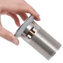 Desagüe de empuje función desbordamiento plateado 6,4x6,4x9,1cm de vidaXL, Grifos - Ref: Foro24-149059, Precio: 13,14 €, Desc...