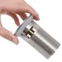 Push-Drain-Überlauffunktion silber 6,4x6,4x9,1cm von vidaXL, Wasserhähne - Ref: Foro24-149059, Preis: 12,48 €, Rabatt: %