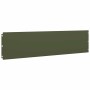 Bordes césped 20 uds acero laminado frío verde oliva 25x103 cm de , Ribetes y bordes para jardín - Ref: Foro24-860175, Precio...