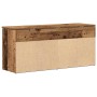 Banco zapatero madera ingeniería madera vieja 102x30,5x45 cm de , Zapateros y organizadores de calzado - Ref: Foro24-859143, ...