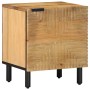 Mesitas de noche 2 uds madera maciza de mango marrón 40x33x46cm de , Mesitas de noche - Ref: Foro24-4017717, Precio: 111,21 €...