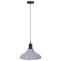 Lámpara colgante regulable en altura E27 gris brillante Ø 31cm de , Lámparas - Ref: Foro24-4103438, Precio: 32,28 €, Descuent...