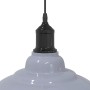 Lámpara colgante regulable en altura E27 gris brillante Ø 31cm de , Lámparas - Ref: Foro24-4103438, Precio: 32,28 €, Descuent...