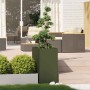 Jardinera acero verde oliva 40x80x80 cm de , Maceteros y jardineras - Ref: Foro24-860776, Precio: 101,49 €, Descuento: %