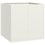 Jardinera acero blanco 80x80x80 cm de , Maceteros y jardineras - Ref: Foro24-860781, Precio: 129,41 €, Descuento: %